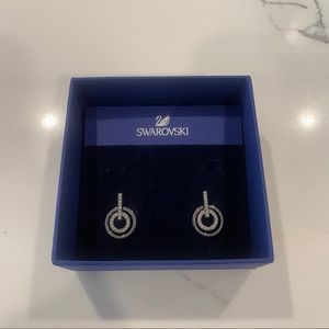 Brand New Swarovski circular earrings